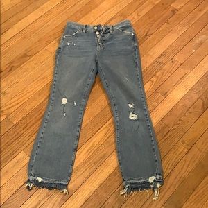 We the free cropped jeans size 25